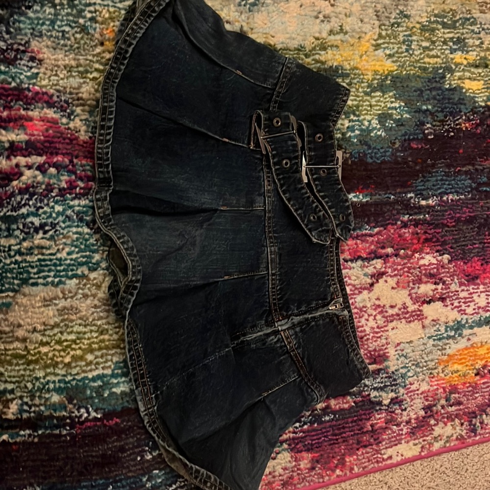 urban outfitters denim skirt